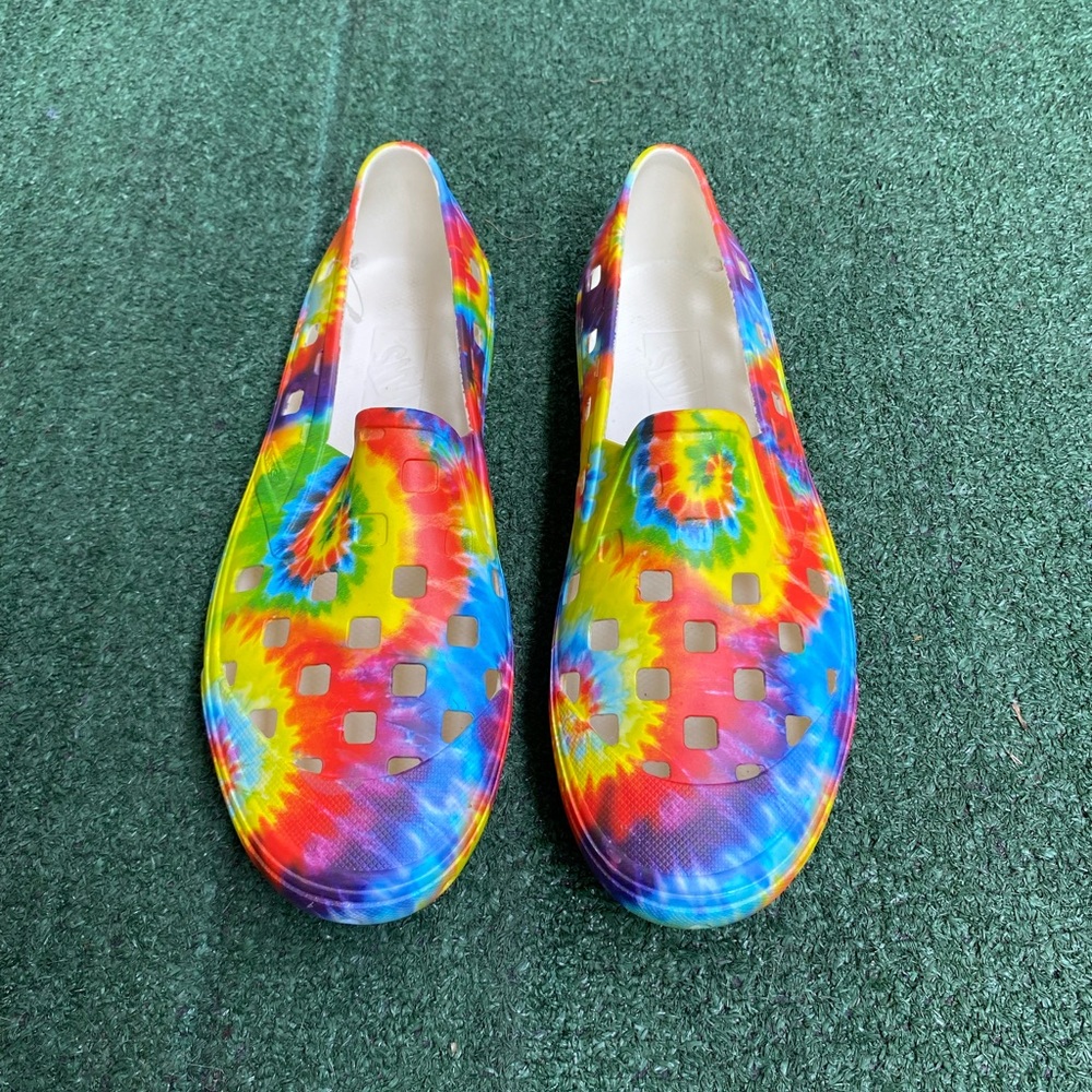 Tie-dye vans